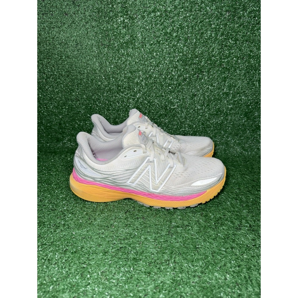 New Balance Fresh Foam 860 V12 Womens Size‎ 11 White Pink Running Shoes Sneakers